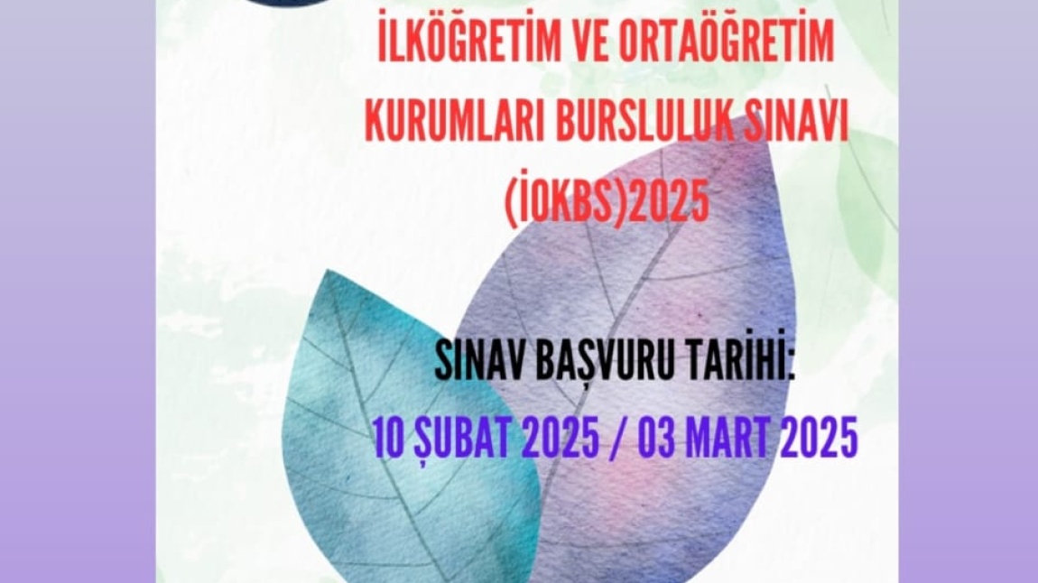 İlköğretim ve Ortaöğretim Kurumları Bursluluk Sınavı Başvuruları Başladı️