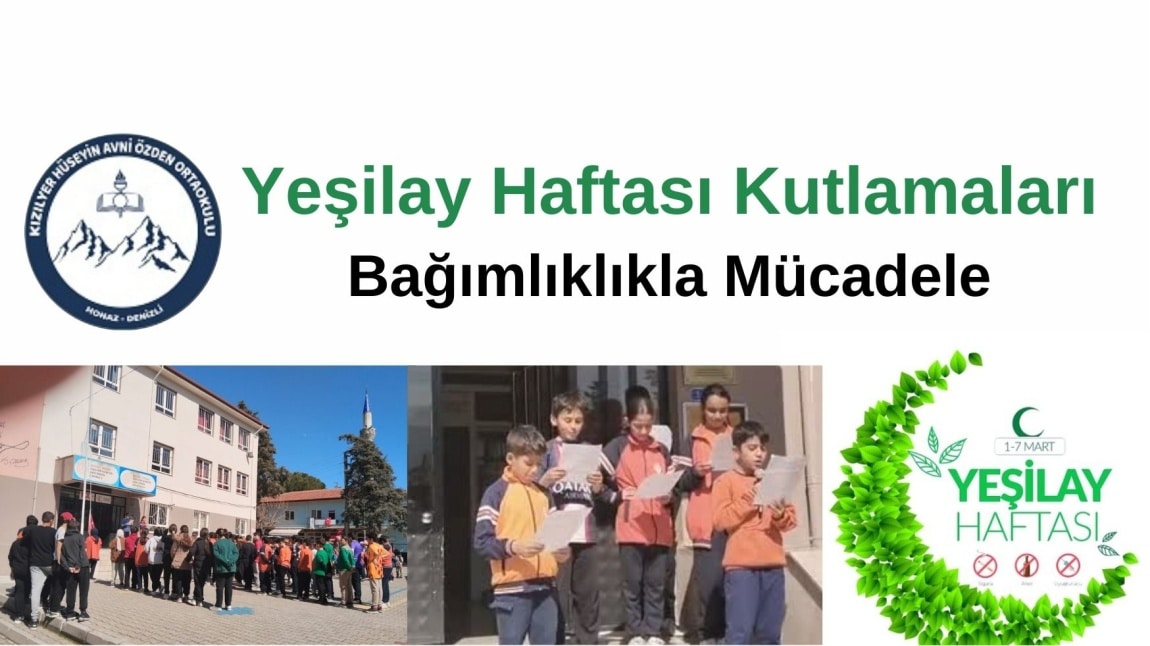 Okulumuzda Yeşilay Haftası Kutlamalarında Bağımlıklıkla Mücadele Vurgusu Yapıldı.